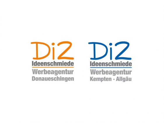 Di2 Ideenschmiede Werbeagentur Donaueschingen Kempten Allgäu ReDesign Di2 Logo & Erweiterung
