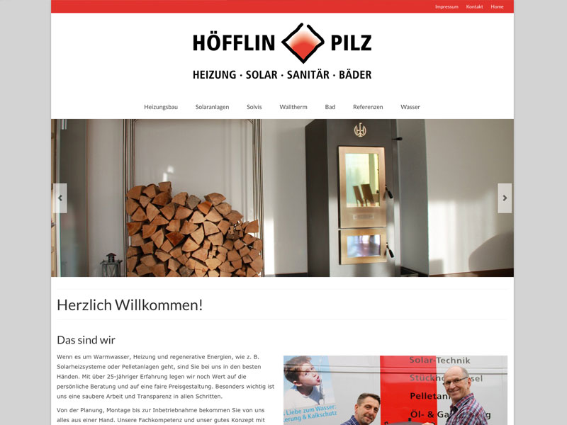Di2 Ideenschmiede Werbeagentur News Höfflin Pilz Überblicksflyer und responsive Website