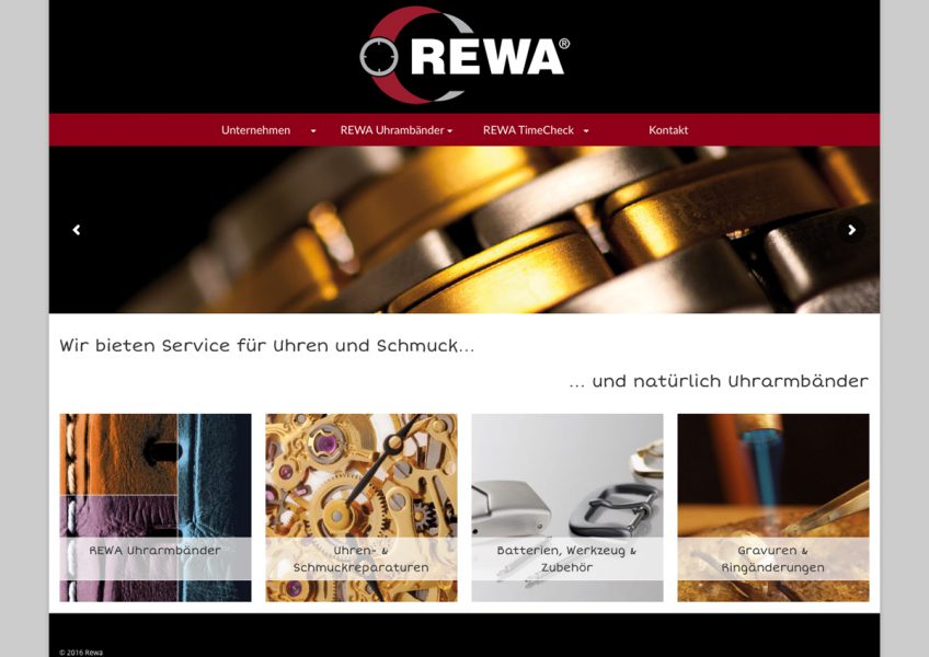 Di2 Ideenschmiede Werbeagentur News REWA responsive Website